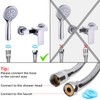LEEGAWU Shower Hose, 79 Inches Extra Long Stainless Steel Handheld