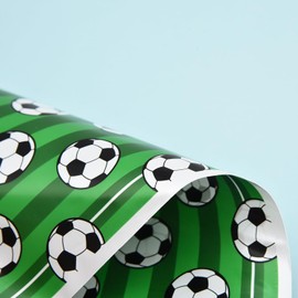 30 Pcs Football Party Bags with 3 Designs, Soccer Gift Bags for Kids, Football Favors, Kids Birthday Treat Bags, Sports Theme Supplies