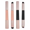 2 Pieces Reusable Dual Ended Silicone Lip Brush with Cap,