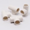 ZHMEINA 1/2" Tee 3 Way PVC Pipe Fitting, 6 Pack