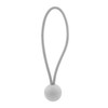 6"white bungee ball,marquee ties,elasticated toggles,shock ties,tarpaulin tie down,camping PACK OF