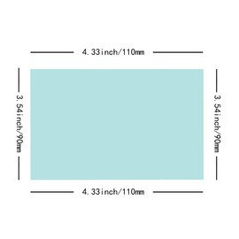 10-Pack Schweißschutzlinsenersatz (110 mm x 90 mm) Transparente Abdeckung Linsenabdeckung