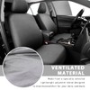 NYTKL 2 PCS Car Seat Covers, Breathable Elastic Fabric Automotive