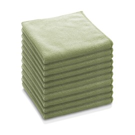 E-Cloth Multi-Purpose Microfibre Cloth, Green, Pack of 10