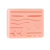 Suture Practice Pad 3-Layer Silicone with 14 Pre-Cut Wounds –
