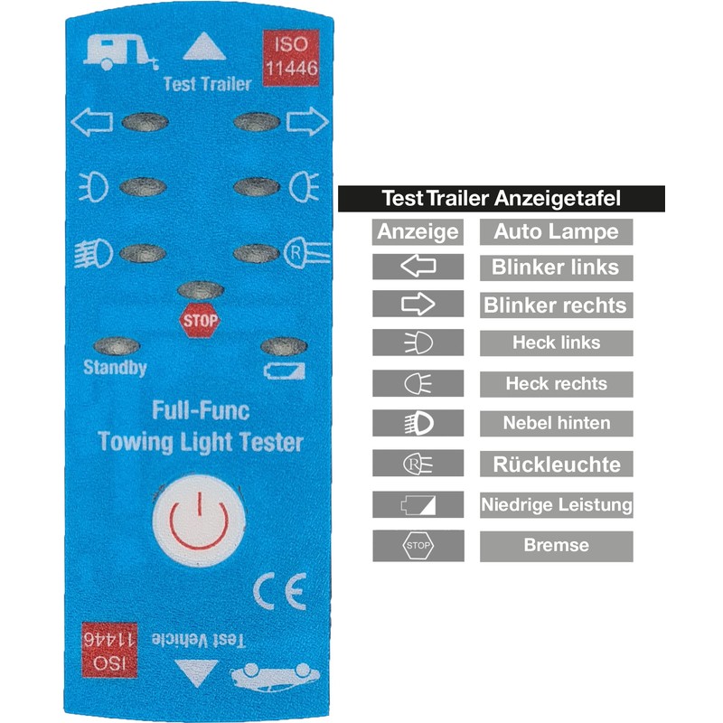 Berger & Schröter 20021 LED Trailer Tester, Car & Trailer