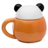Puckator Ceramic Cup with Shaped Lid - Panda - Sweet