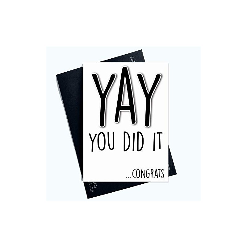 Congratulations Cards Yay You Did It Graduation Passed Driving Test