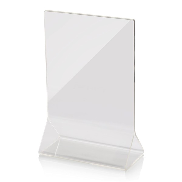 New Star Foodservice 22940 Acrylic Table Menu Card Holder, 4