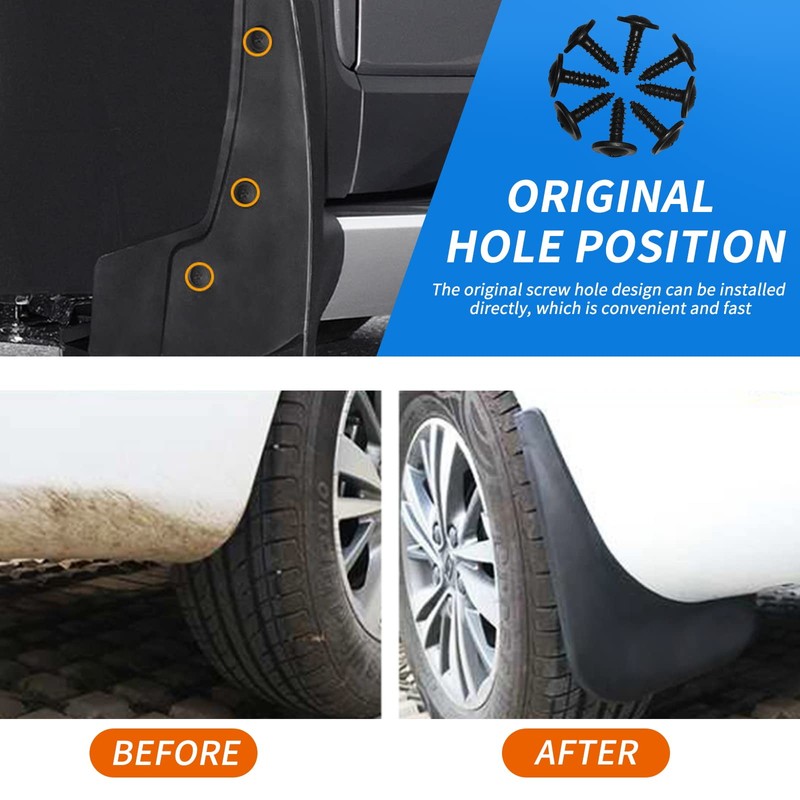 Actkill Ajuste personalizado para guardabarros Volvo XC60 2018-2023 Guardabarros delantero