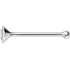 PIERCINGLINE 925 Sterling Silver Nose Piercing Round Crystal Piercing Nose