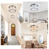xychfantligh 7.8" Crystal Chandelier Modern LED Ceiling Light Mini Flush