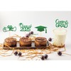 2025 Graduation Theme Cupcake Toppers Glitter Class of 2025 Graduation