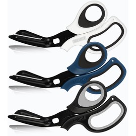 MEUUT 8 inches All Purpose Scissors Multipurpose Heavy Duty Shears, Forged Stainless Steel Utility Scissors Industrial Shears Kitchen Scissors for Household, outdoors, EMT