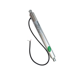 SOViK Actuador micro lineal de carrera de 12 V de 4 pulgadas, elevación máxima de 44 libras, diámetro del tubo redondo de 0.8 pulgadas, interruptor de límite interno