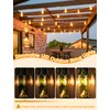 Larkvue 25FT Outdoor String Lights, Patio Lights with 10+1 LED