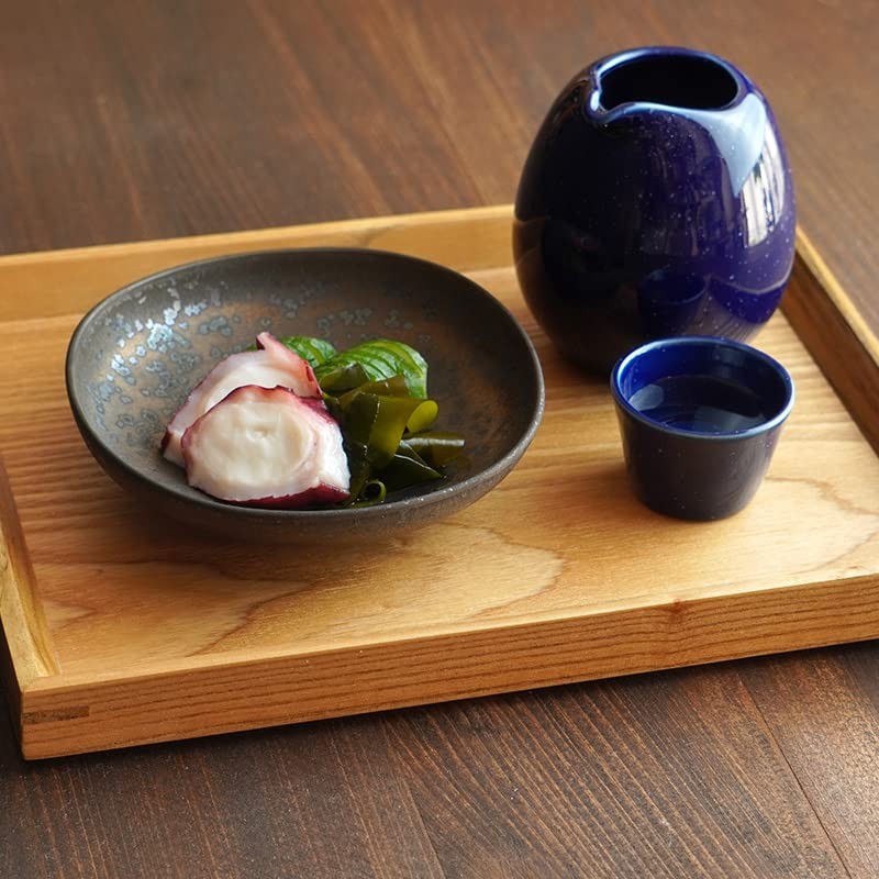 EAST Table Square Deep Plate, 4.7 inches (12 cm), Gold