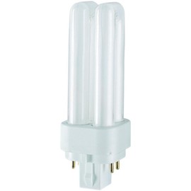 18W PLDE (4-pin) G24Q-2 Base Fluorescent Lightbulb - White