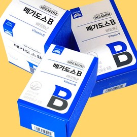 Goryeo Eundan Korea Eundan Megadose B Vitamin B Highly Concentrated 60 Tablets 3 Boxes (6 Months) / 고려은단 메가도스B 비타민B군 고농축 60정 3박스(6개월)