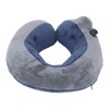 Self Inflatable Travel Pillow U Shaped Portable Neck Chain Support