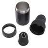 Stainless Steel Beer Can Double Walled Black Simple Insulated Cola
