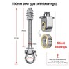 Stainless Steel Swing Hook with 5.91 Inch Threaded Shaft, Swivel