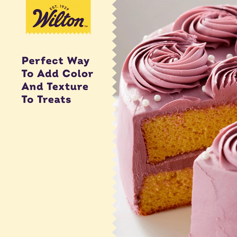 Wilton Sparkling Sugar Decorating Sprinkles, 8 oz., White