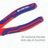 WORKPRO 7-Inch Diagonal Pliers in CRV Steel for Cutting Wires,