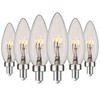 AMDTU E12 25 Watt Equivalent Clear Small Base LED Bulb