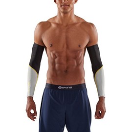 Skins Essentials Sleeves, Black/Citron, XS