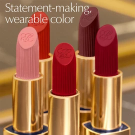 Estée Lauder Pure Color Long-Lasting Cream Lipstick with Cream Finish | Plumping & Nourishing, 840 Show Stopper