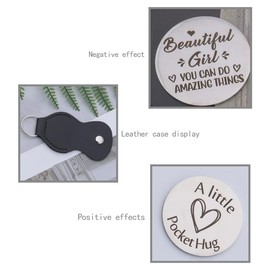Guqqeuc Motivational Gift for Girls Pocket Hug Token for Women Daughter Birthday Gifts for Her Granddaughter Gift for Teen Girl Girlfriend Gift Beautiful Girl You Can Do Amazing Things Pocket Hugs