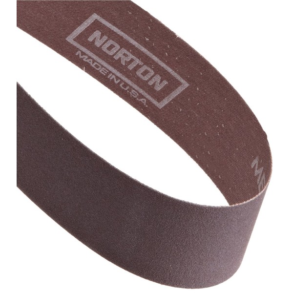 Norton Metalite R228 Benchstand Abrasive Belt, Cotton Backing, Aluminum Oxide,
