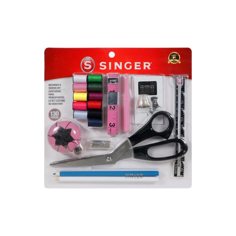 Singer 01512 Kit de Costura para Principiantes 130 Piezas