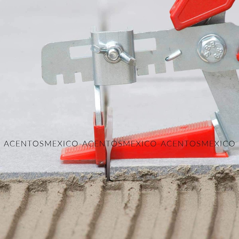 Sistema de Nivelacion Niveladores Azulejo Porcelanico Losetas Porcelanato Clips Corbatas