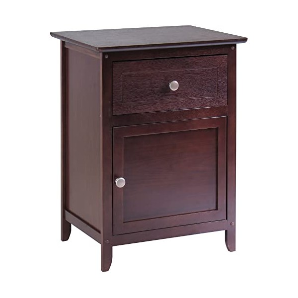 Winsome Winsome Wood Eugene Accent Table, Walnut, FURNITURE
