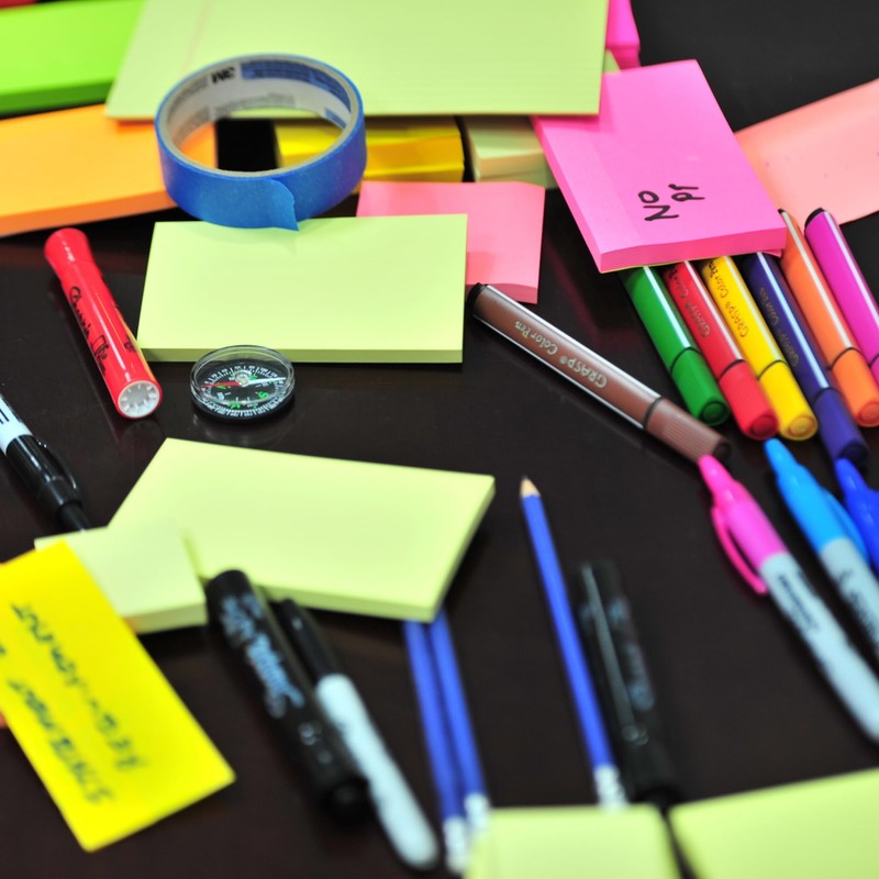 Iconikal Mini Sticky Notes, 28 Count, 2 x 1.5 Inches,