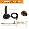 Full Twist Throttle for Macfox,12V-72V Surron Style 3 Pin Ebike