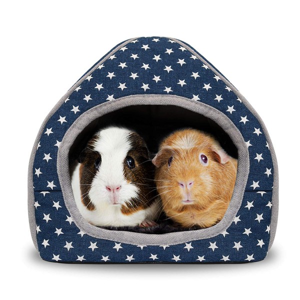 BWOGUE Guinea Pig House Bed Cozy Hamster Cave Large Hideout