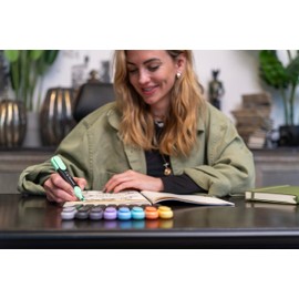 Schneider Job 150 Highlighters Recycled Plastic Awarded with The Blue Angel Pack of 4 Grey Tones Taupe Grey (2x), Mauve Grey, Slate Grey