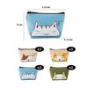 8 Pieces Cat Pattern Coin Purse, Cute Coin Purse, Creative