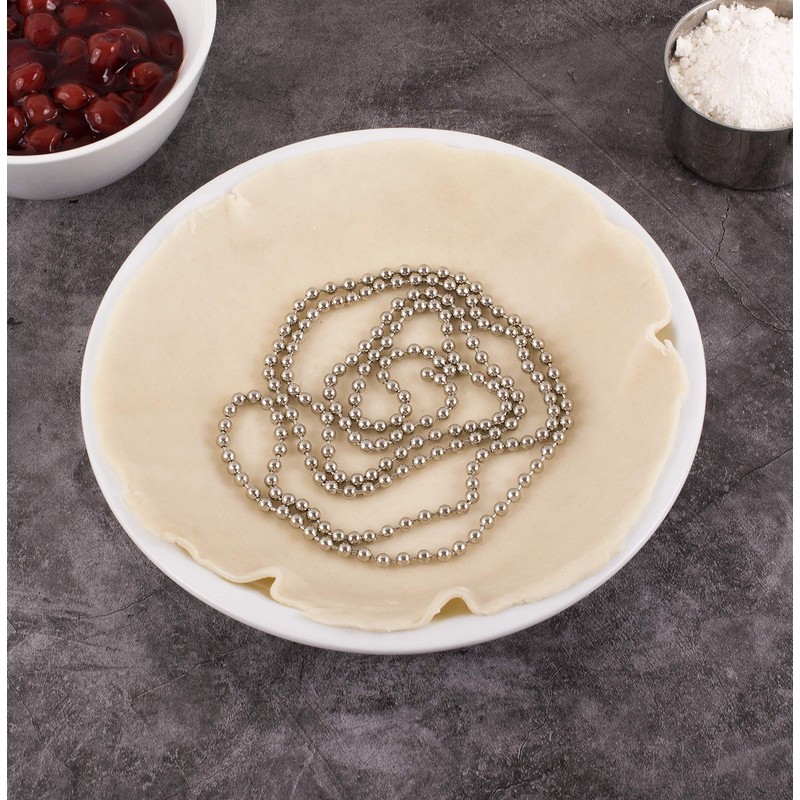 Mrs. Anderson's Baking Pie Weights | Stainless Steel Stoneware Beads