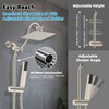 Hibbent cUPC Certified High Pressure 10'' Rainfall Shower Head, Showerhead
