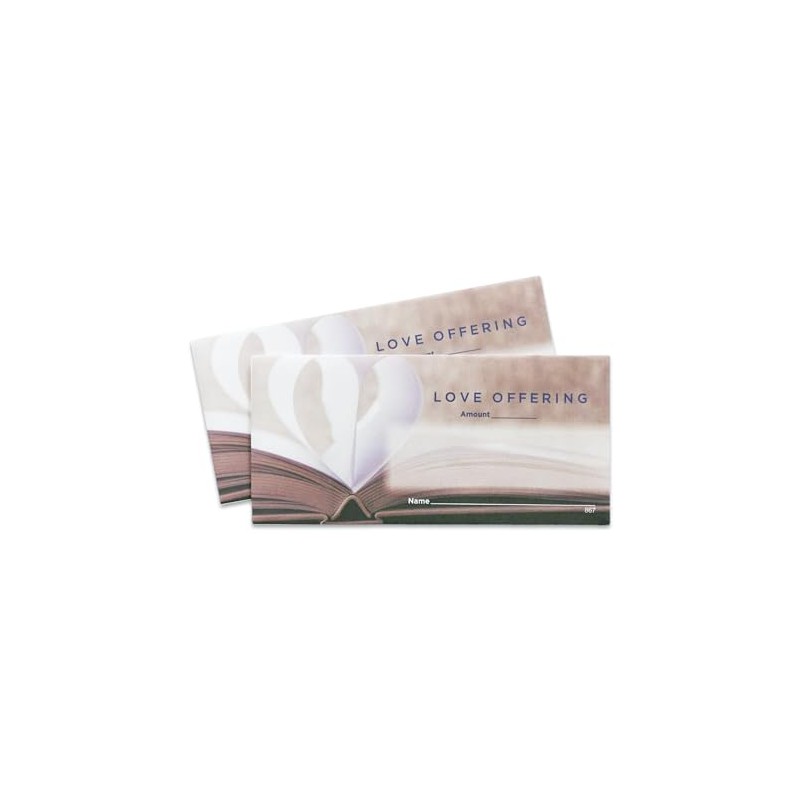 Love Offering Envelopes for Church (100)