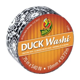 Black Medallion - Duck Washi Crafting Tape 0.75 in. X 15 yd.