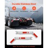 VEVOR Stainless Steel Angled Spring Loaded Mud Flap Hangers, 2-1/2"