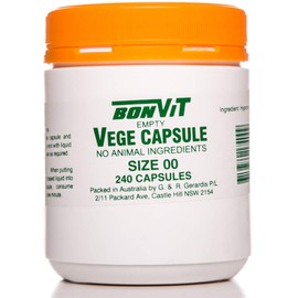 Bonvit Empty Size 00 240 Vege Capsules