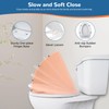 Universal Toilet Seat Elongated with Soft Close Cover, Oval Toilet