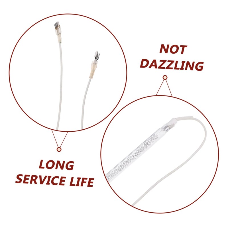 Mobestech Bracket Halogen Heater Tube Replacement for Heating Elements Warm