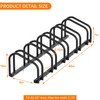 WALMANN 5 Bikes Floor Bike Stand, Bike Parking Rack Garage